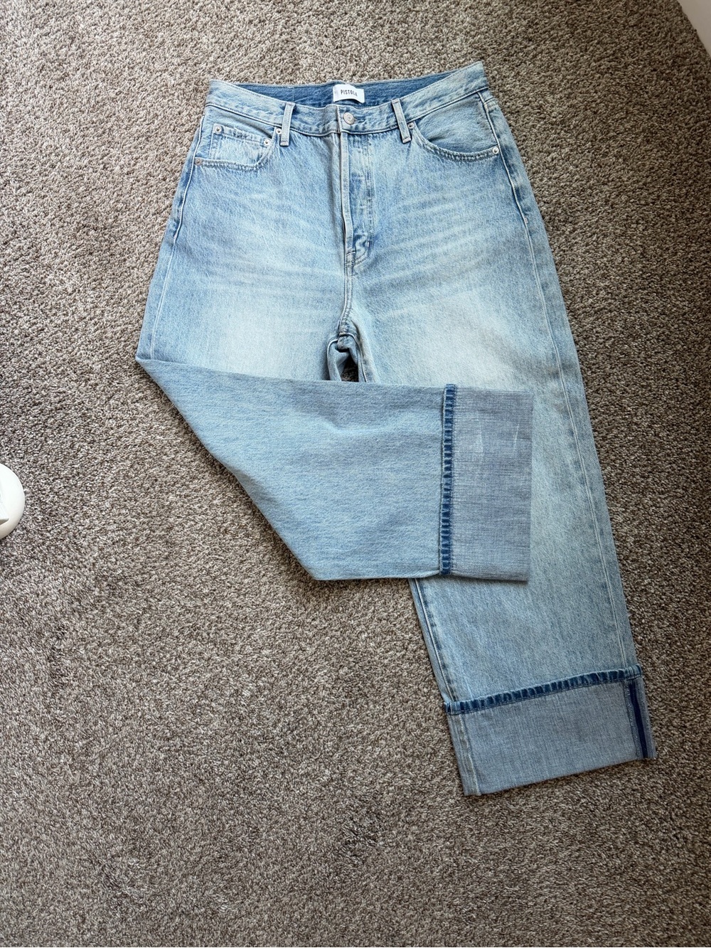 Pistola Ryder Essex Cropped Cuffed Jeans